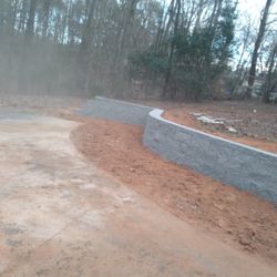 Landscaping  And Retaining  Wall