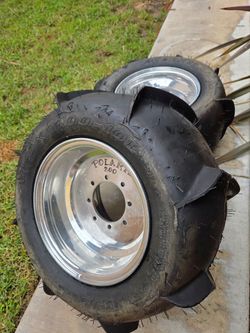 ATV wheels and paddle tires