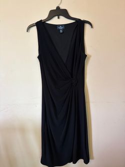 Women’s Black Evening Cocktail Dress Size 10 – Elegant Sleeveless Party Formal Dress