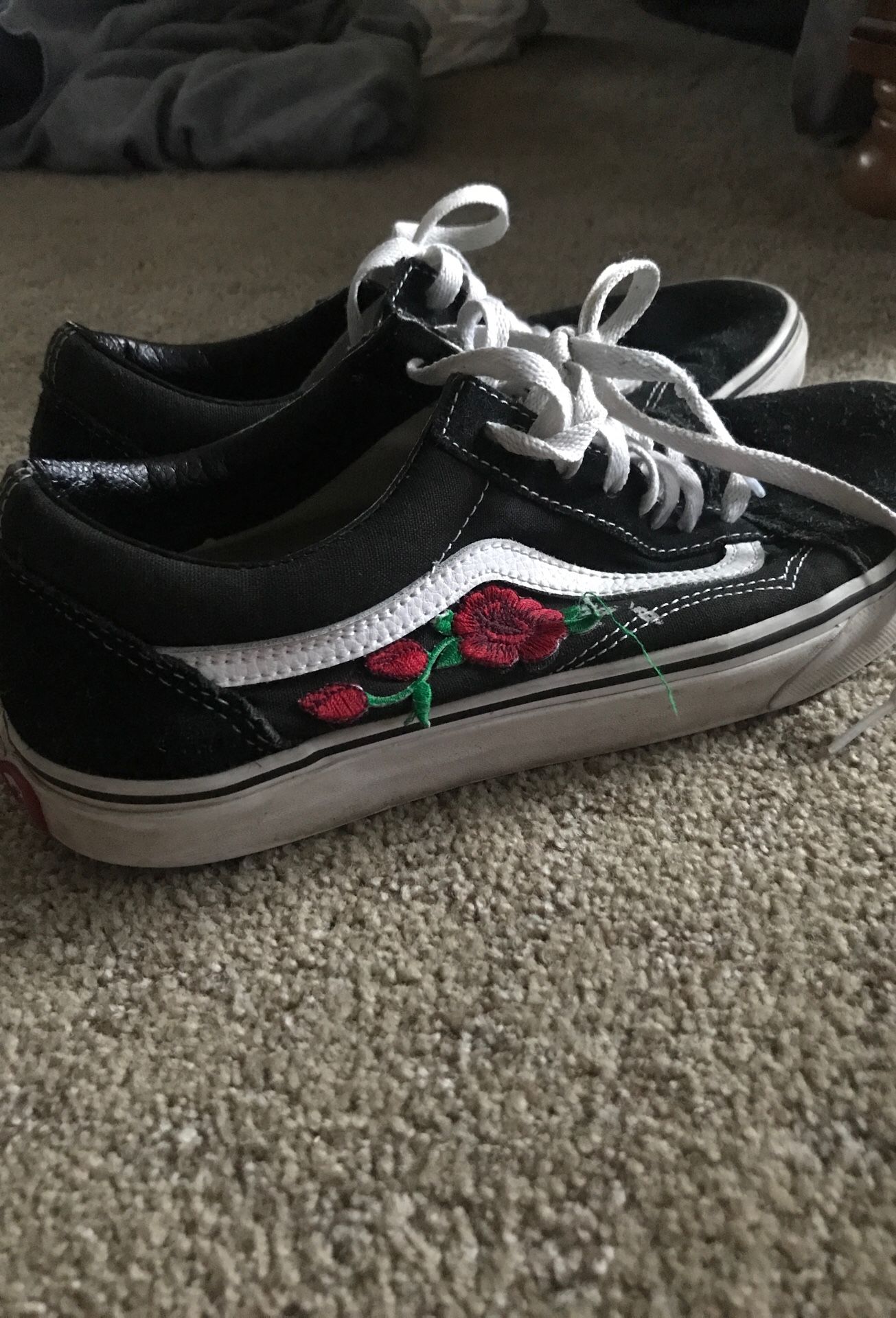 rose vans size 9