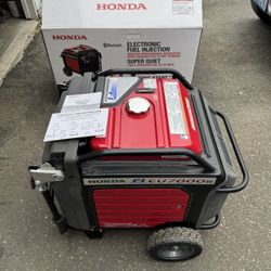Honda EU7000IS Fuel Injected Generator - Brand New