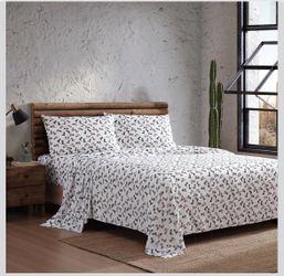 Cowboy Boot Print Bed Sheet Set