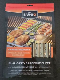 MR BAR-B-Q Dual-Sided Barbecue Sheet