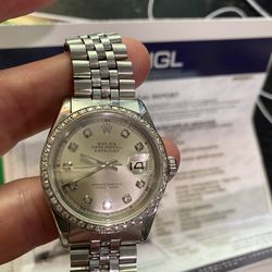 VINTAGE ROLEX PERPETUAL MEN’S 1600 SERIES, DATEJUST WATCH