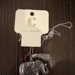 Brand New Elephant Necklace