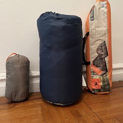 Sleeping Bag With Pillow And Tent