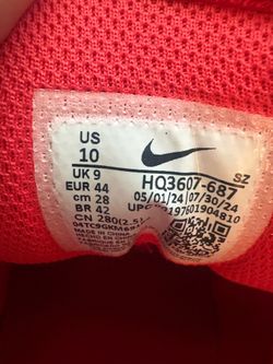 Nike Air Max 1 - Men's Sz 10 - Gym Red Crimson - HQ3607 687