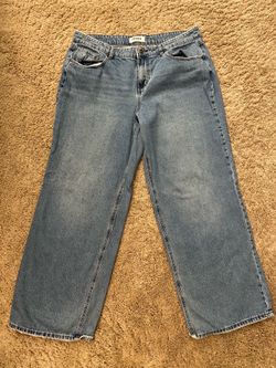 RSQ Womens Low Rise Baggy Jeans Size 32