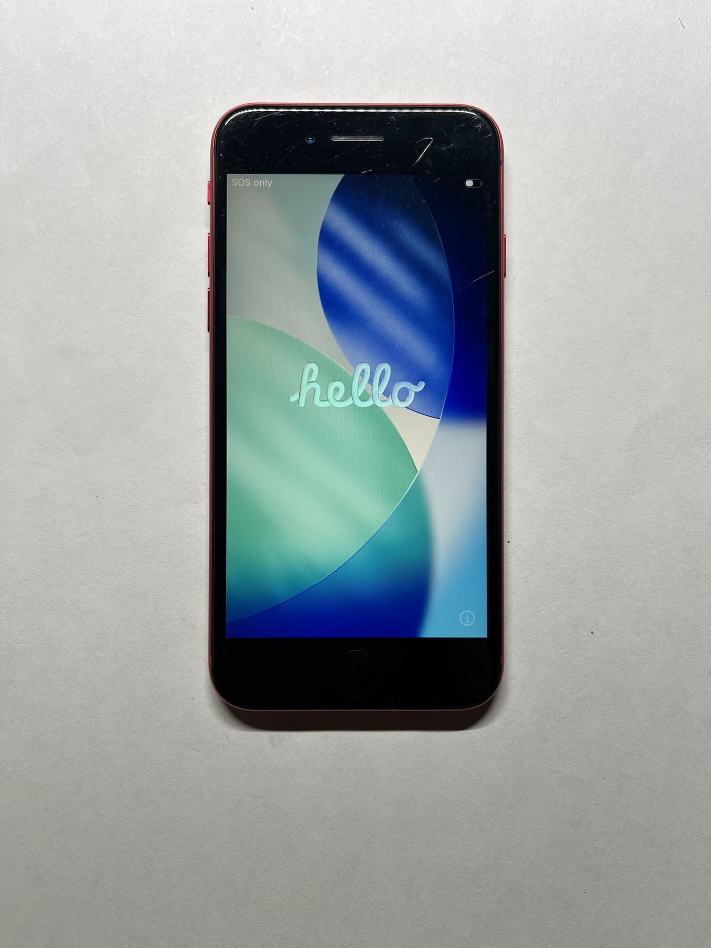 iPhone SE 2nd generation Red 64GB SIM LOCKED poor condition