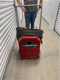Lincoln Electric AC-225 Stick Arc Welder on Rolling Cart – Untested - Power Cord Cut