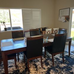 Free Large Table With Six Chairs.