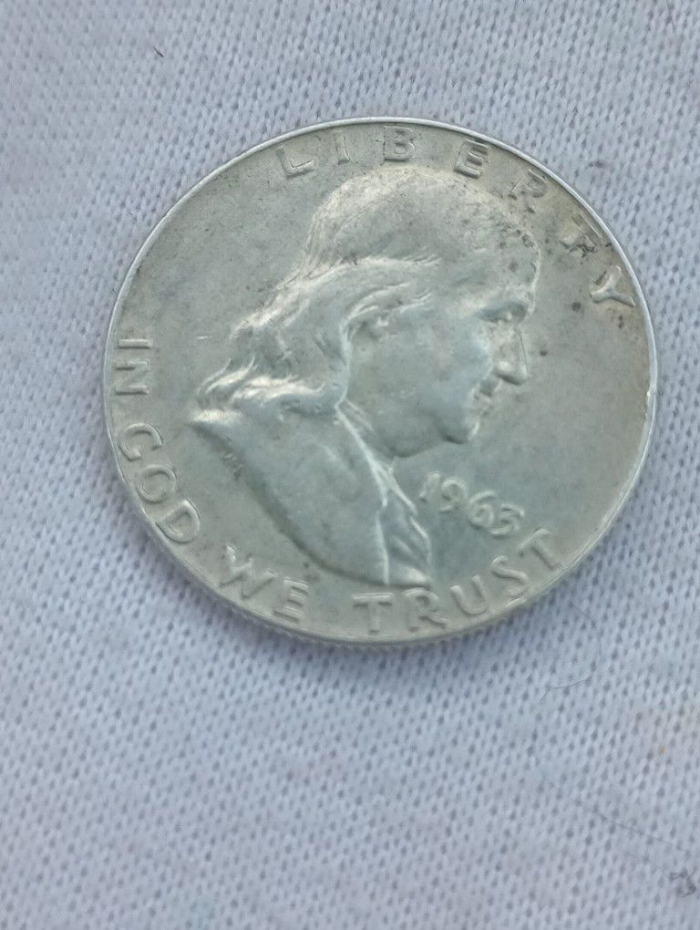 Pure Silver Rare Half Dollar D 1963