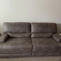 Beige Sectional ( New ) 