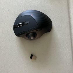 EM01 NL Ergonomic Wireless Track Ball Mouse 