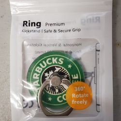 Starbucks Phone Ring Holder. New