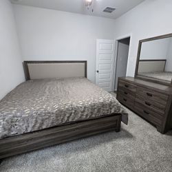 Bedframe, Nightstand and Dresser