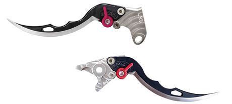 Yana Shiki LS20LCB-BLK/RS17LBB-BLK Black Adjustable Blade Brake/Clutch Lever Set MSRP: $158.72