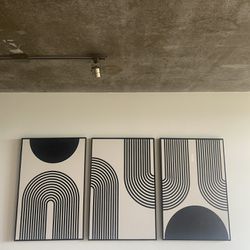 Modern Art 3 Panel Frames 