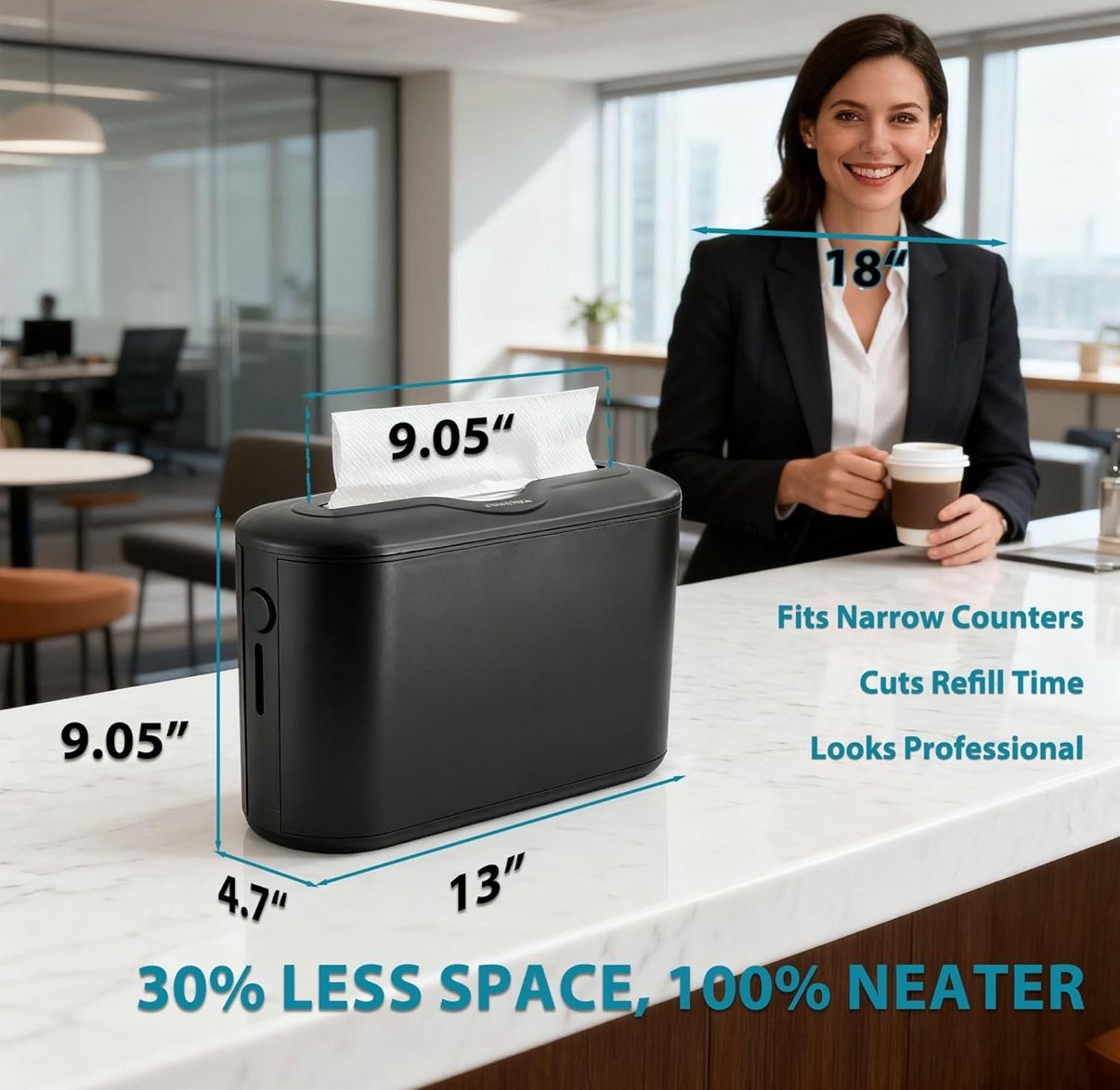 Multifold Paper Towel Dispenser Countertop