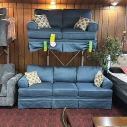 2pc Sofa And Love Seat Set