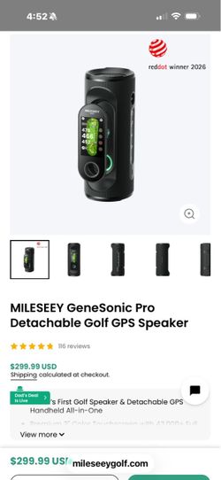 Mileseey golf speaker