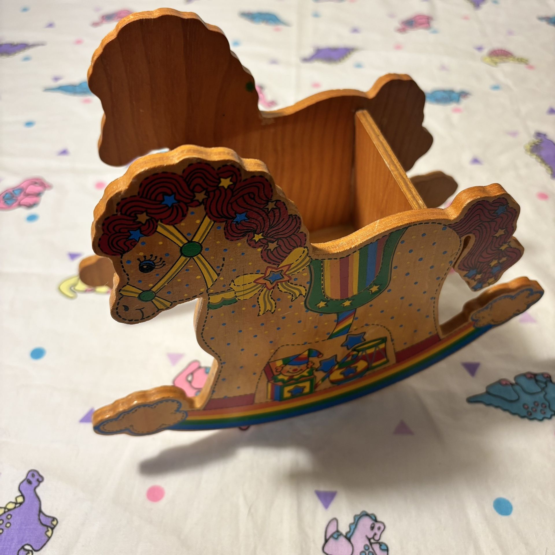 Wood carousel pony 