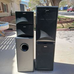 Sony speakers with woofer