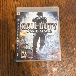 Call Of Duty world At War Ps3
