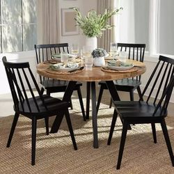 Glenn Natural Wood Dining Table (Like New No Chairs - 