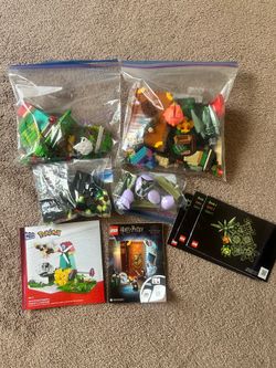Complete Lego Sets (Pokemon, Harry Potter, Succulents)