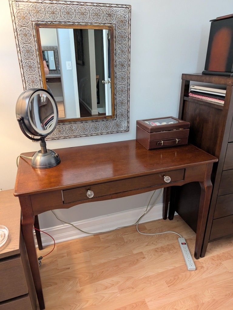HomeGoods Solid Wood Vanity Table - Cash Only