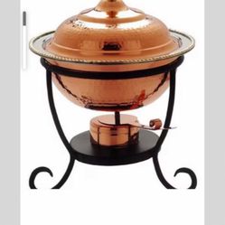 Brand New Copper Chafing Dishes 