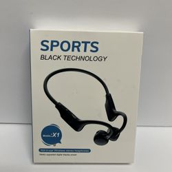 Sports Black Technology Not In Ear Wireless Headphones