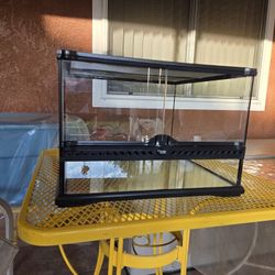Glass Terrarium/Reptile Habitat
