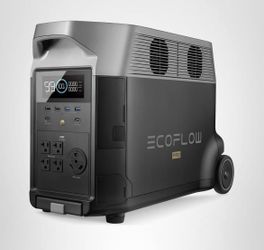 EF ECOFLOW Portable Power Station 3600Wh DELTA Pro, 120V AC Outlets x 5, 3600W, 2.7H Fast Charge, Lifepo4 Power Station, Solar Generator for Home Use,