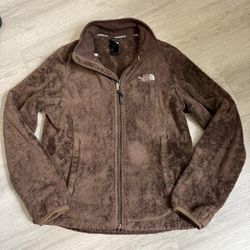 North face, teddy bear jacket size small