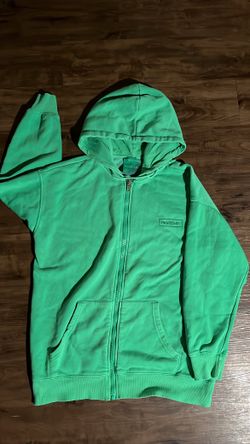 Green Plain Hoodie