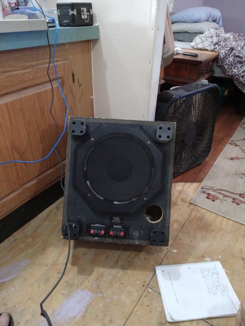 Optimus 12" House Speaker Subwoofer In Downfire Ported Box