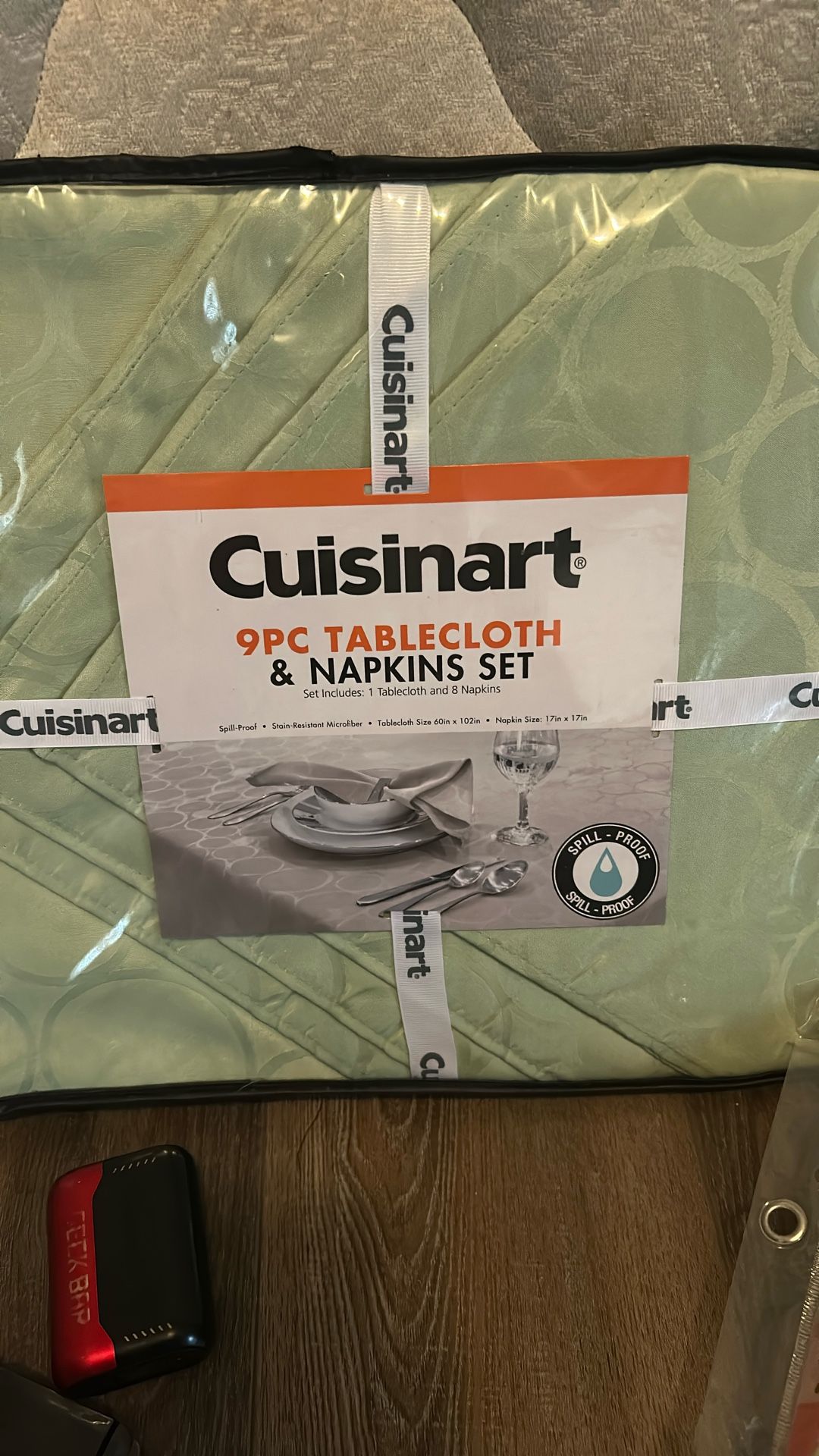 Cuisinart 9pc Tablecloth & Napkin Set