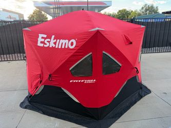 Eskimo Fatfish 6120i Large Ice Fishing Shelter Tent fully-insulated 80 sq. ft.