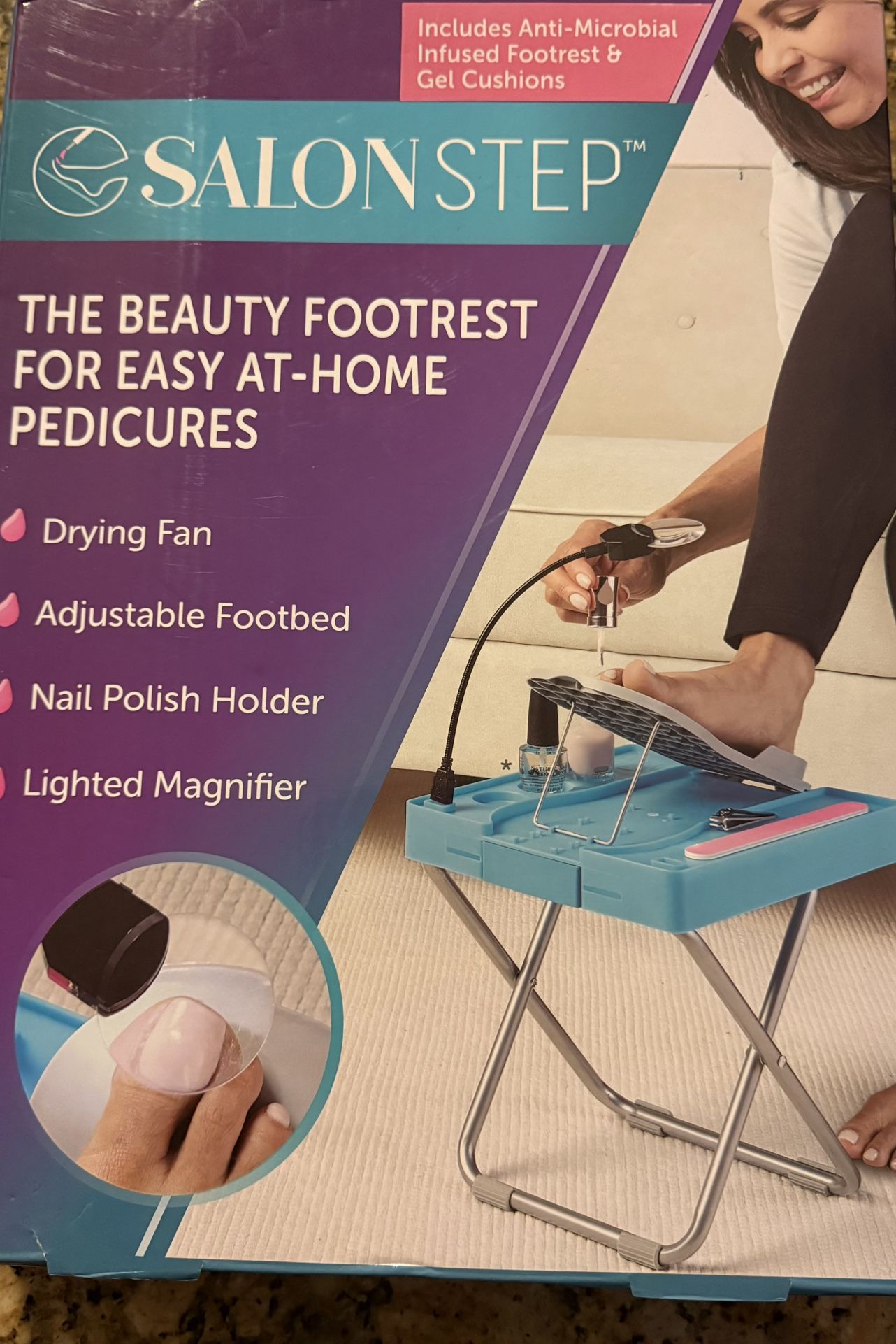 Salon Step The Beauty Footrest For Easy At Home Pedicures