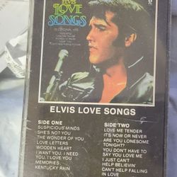 Elvis Love  Songs Cassette 