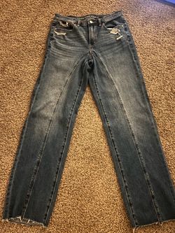 low rise baggy straight jeans