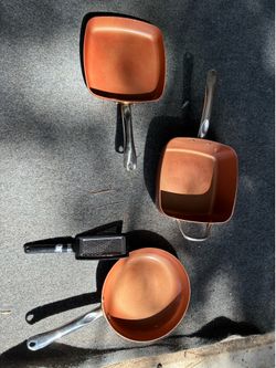 4 Copper pans