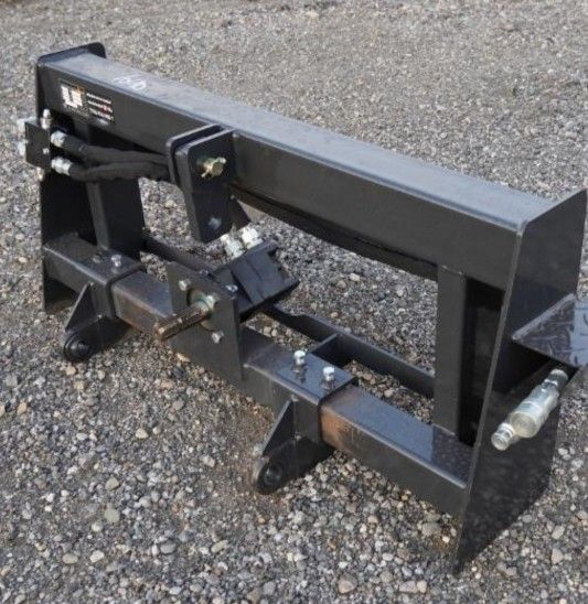 Bobcat skid steer to 3 point hitch tractor motorized adapter