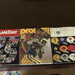 lot football magazines