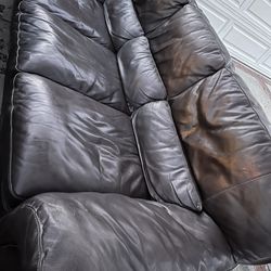 Free Leather Couch Set 