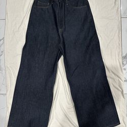 raw denim pants