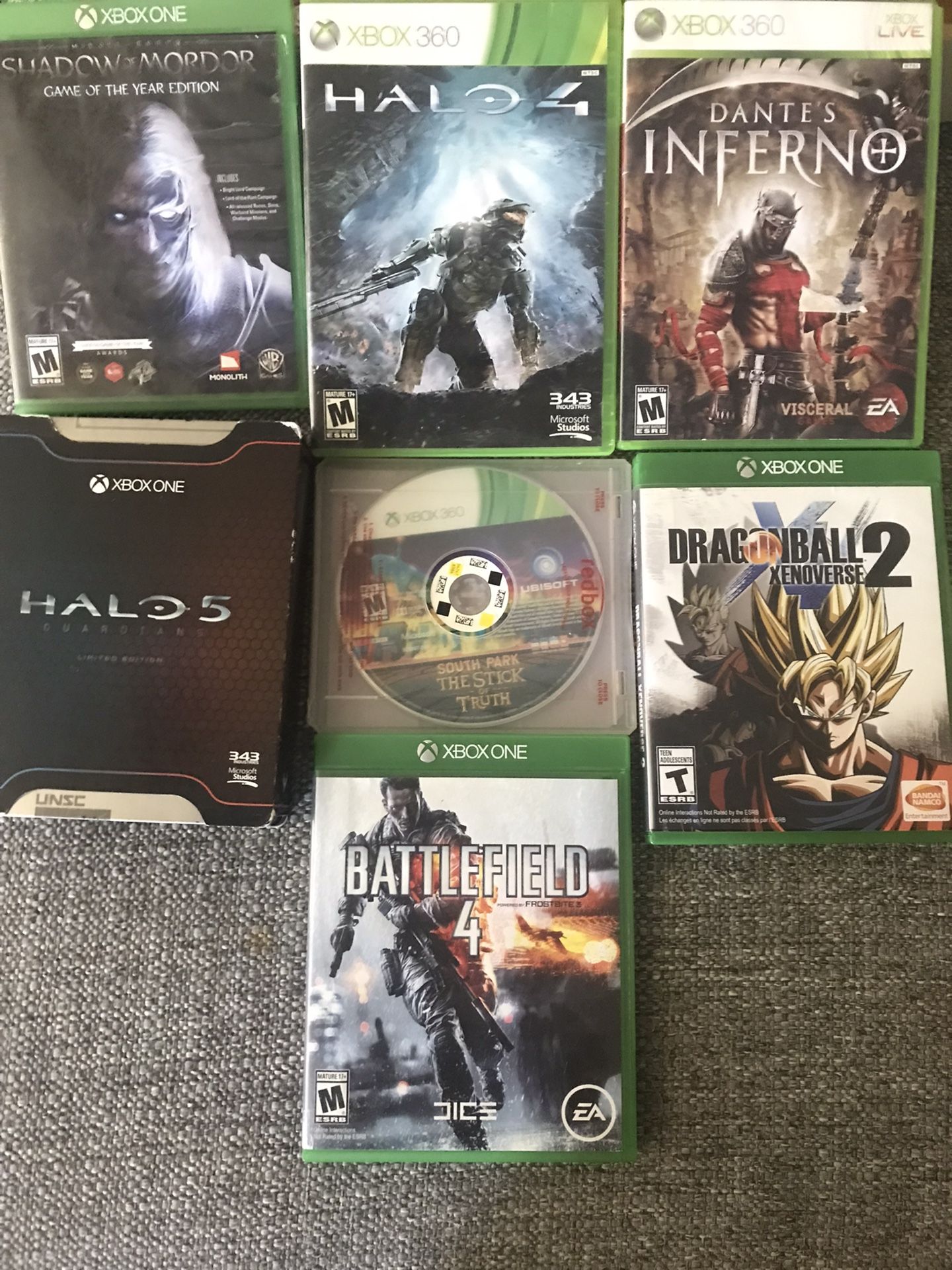 Xbox 1 And 360 Games