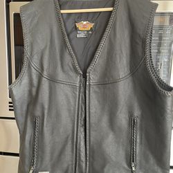 Harley Davidson Mens Leather Vest